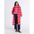 thumbnail image 1 of Free Assembly Women's and Women's Plus Long Wool Blend Coat, Sizes XS-4X, 1 of 8