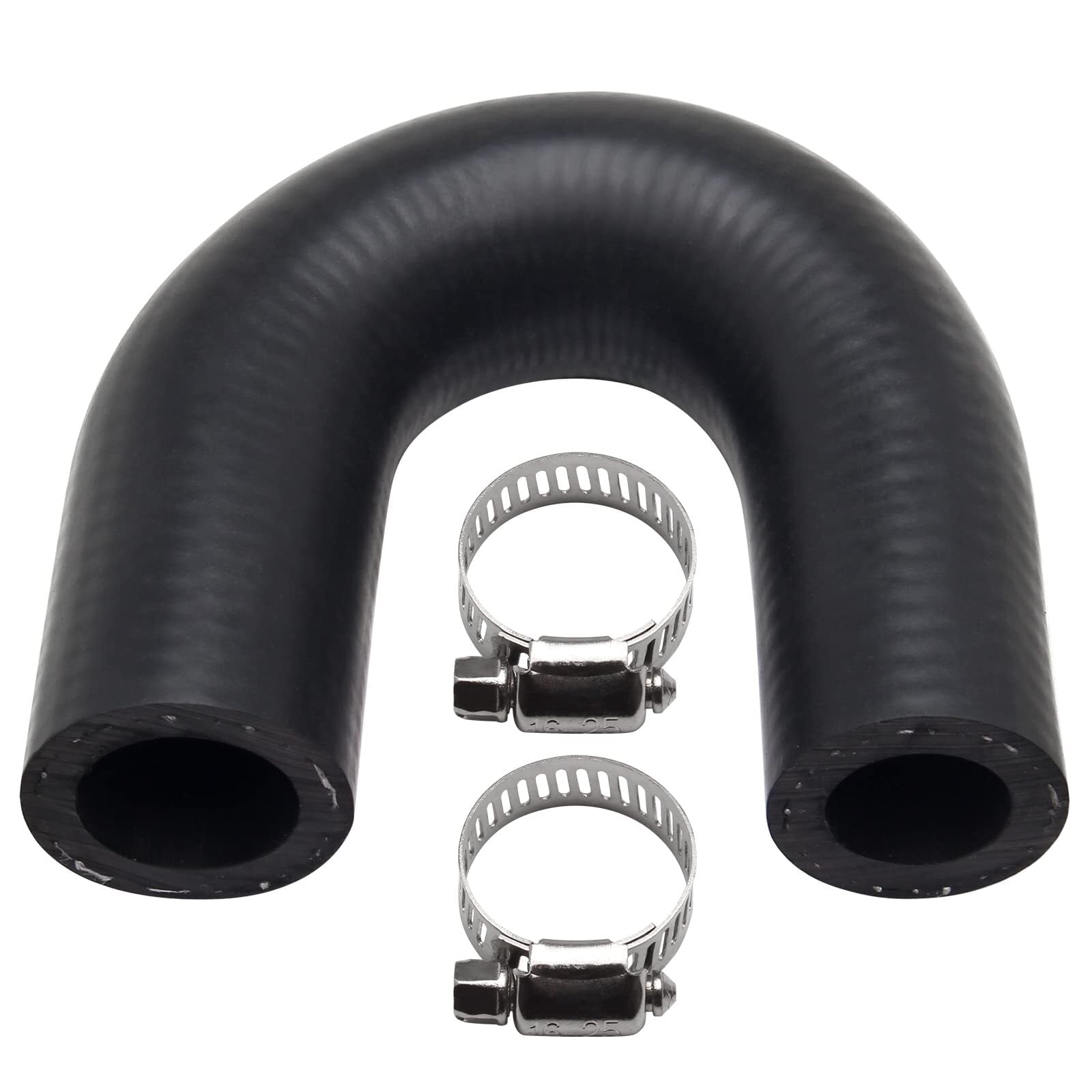 LS LT Heater Core Bypass Delete Hose Coolant Crossover with 2pcs Clamp