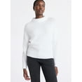 thumbnail image 1 of Free Assembly Women's Mock Neck Wedge Sweater with Long Sleeves, Sizes XS-XXL, 1 of 4
