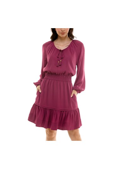 strapless open back dress SEA Women's Lucille Pleated Midi Dress – Saint Bernard main image 0