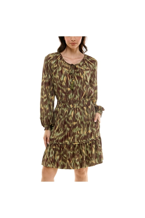 Women's Long Sleeve Mini Dress, Sizes XS-XXXL