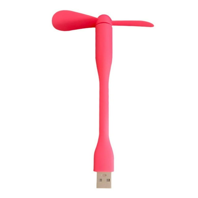 LS Mini USB Fan Flexible Bendable Cooling Fans Charger Mobile Phone