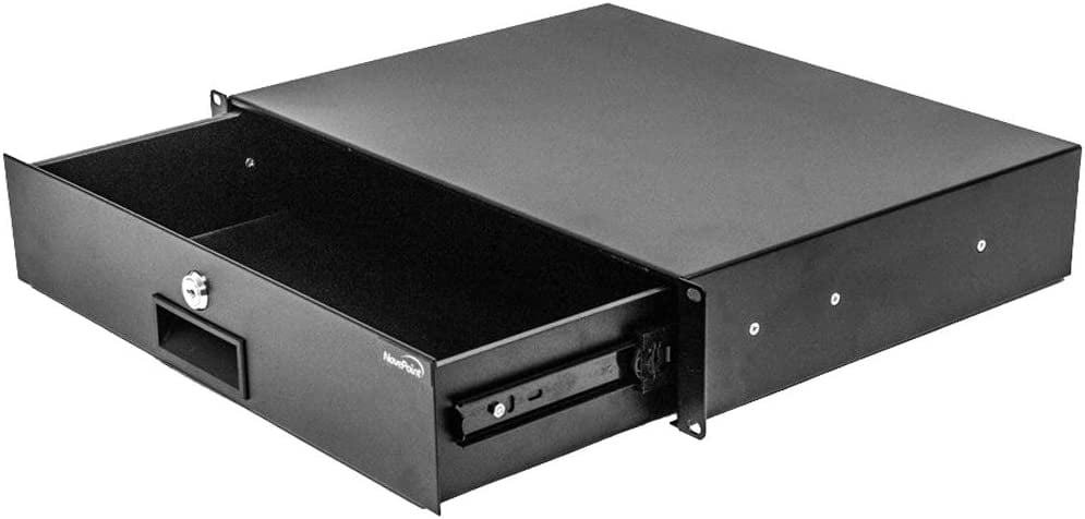 LS NavePoint Rack Mount Drawer for 19-Inch Server Cabinet Case Or DJ ...