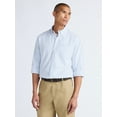 thumbnail image 1 of Free Assembly Men's Cotton Button Down Oxford Shirt with Long Sleeves, Sizes XS-3XL, 1 of 5