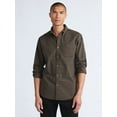 thumbnail image 1 of Free Assembly Men's Cotton Button Down Oxford Shirt with Long Sleeves, Sizes XS-3XL, 1 of 5