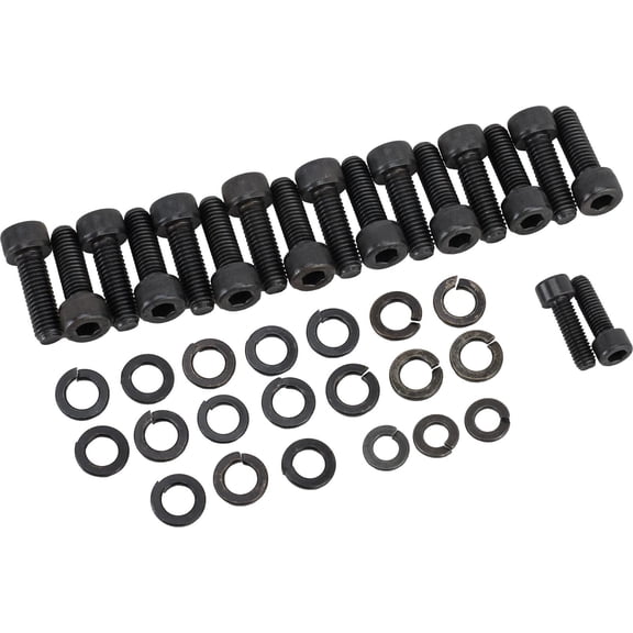 LS Oil Pan Bolts, Grade 8, Silver