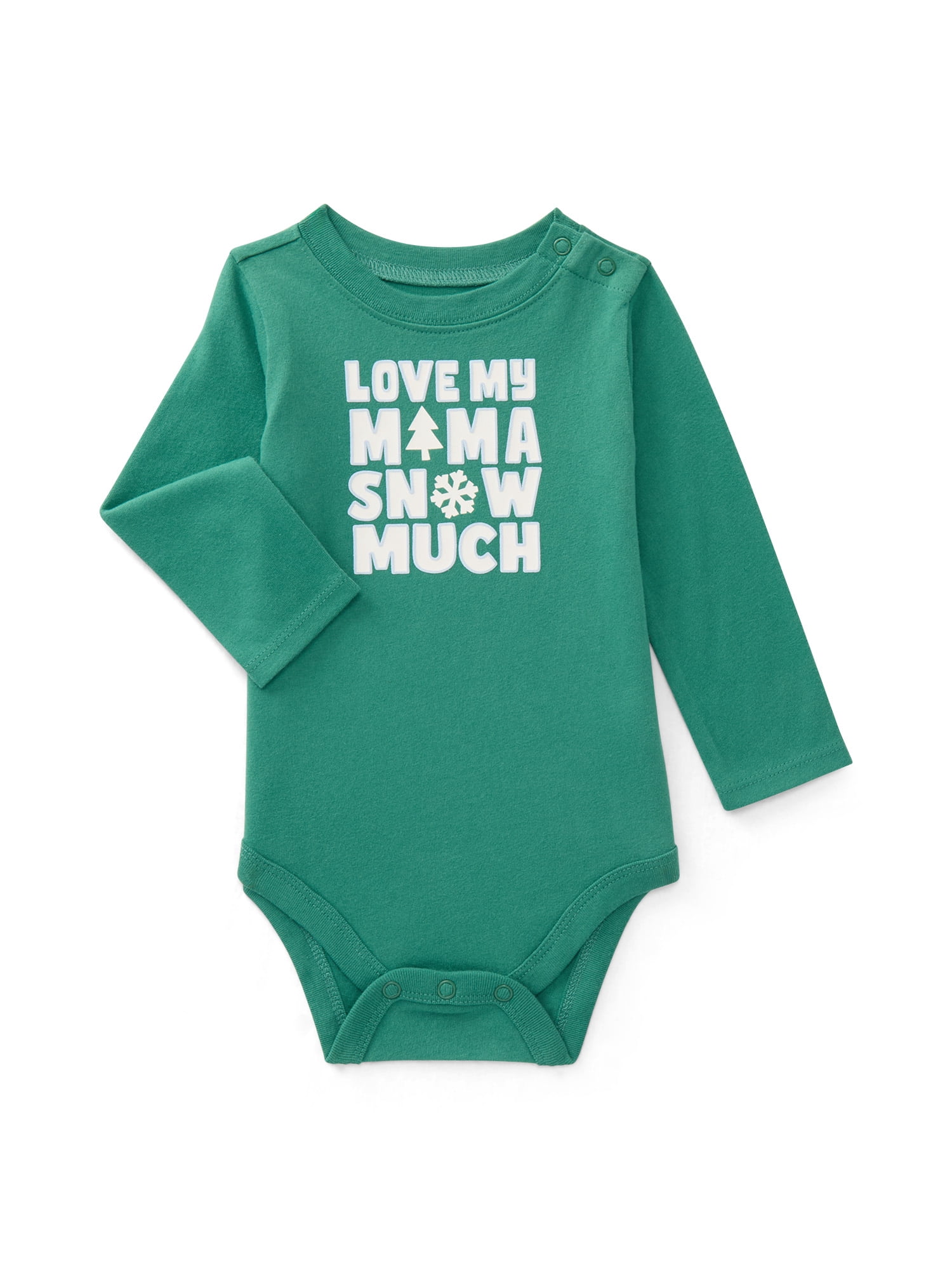 Garanimals Baby Boys Graphic Bodysuit with Long Sleeves, Sizes 0M-24M