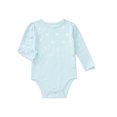 thumbnail image 1 of Garanimals Baby Girls Printed Bodysuit with Long Sleeves, Sizes 0M-24M, 1 of 3