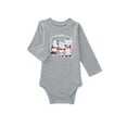 thumbnail image 1 of Garanimals Baby Boys Print Bodysuit with Long Sleeves, Sizes 0M-24M, 1 of 3