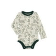thumbnail image 1 of Garanimals Baby Boy Print Thermal Bodysuit with Long Sleeves, Sizes 0M-24M, 1 of 3