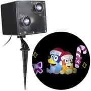 Christmas White Lightshow Projection Lighting Swirling Storm w/Bluey 5.27 in x 5.15 in x 13.26 in 1.49 lb