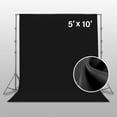 thumbnail image 1 of LS Photography 5 x 10 ft. Black Screen Backdrop Chromakey Background for Photo Video Studio, WMT1839, 1 of 5