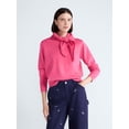 thumbnail image 1 of Free Assembly Women's and Women's Plus Cropped Crewneck Sweater with Scarf, Lightweight, Sizes XS-4X, 1 of 5