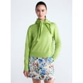 thumbnail image 1 of Free Assembly Women's and Women's Plus Cropped Crewneck Sweater with Scarf, Lightweight, Sizes XS-4X, 1 of 5