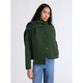 thumbnail image 1 of Free Assembly Women's Faux Wool Jacket with Scarf, Sizes XS-XXL, 1 of 6