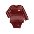 thumbnail image 1 of Garanimals Baby Boy Striped Bodysuit with Long Sleeves, Sizes 0M-24M, 1 of 3
