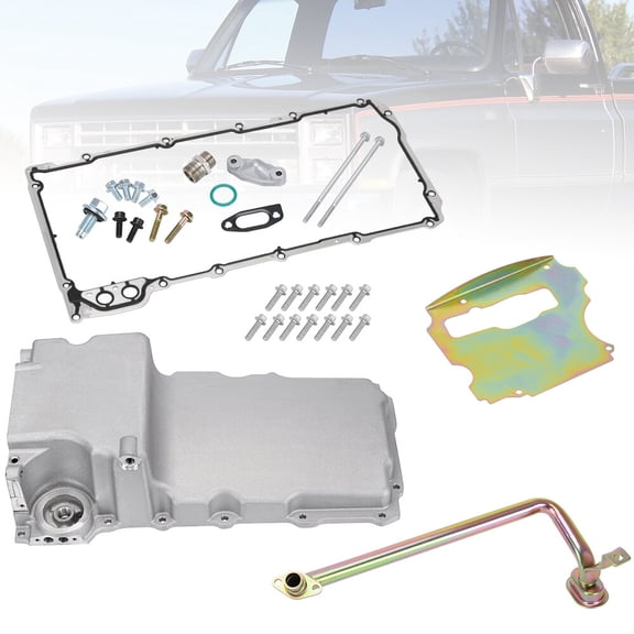 LS SWAP RETROFIT LOW PROFILE OIL PAN KIT FOR GM LS1 LS2 LS3 ENGINE 55-87 302-1