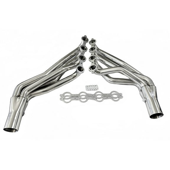 MOTOXIMA LS Swap Long Tube Exhaust Headers 1-7/8" x 3"  304 Stainless Steel | Fits 19601998 GM 2WD Trucks, Automotive Specialty Part