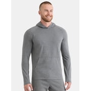 Athletic Works Men's Tri Blend Long Sleeve T-Shirt Hoodie, Sizes S-3XL