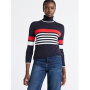 FREE ASSEMBLY Women's Cozy Yarn Turtleneck Sweater with Long Sleeves, Sizes XS-XXL