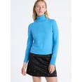 thumbnail image 1 of Free Assembly Women's Cozy Yarn Turtleneck Sweater with Long Sleeves, Sizes XS-XXL, 1 of 5