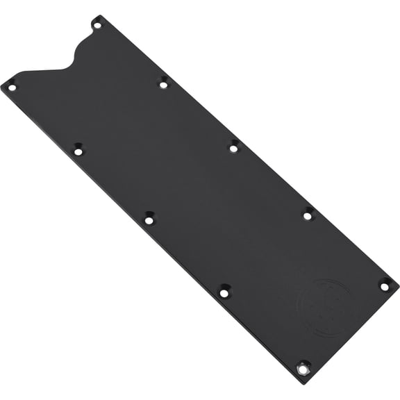 LS Valley Cover Plate Gen 3, LS1/LS6 Knock Sensor Delete, Black