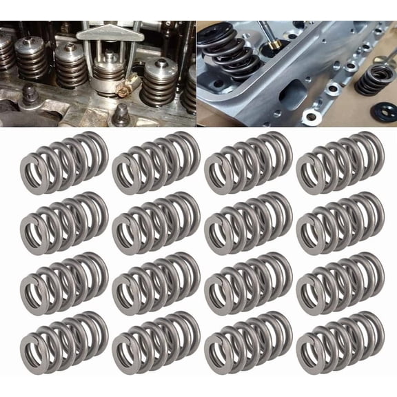 LS Valve Springs PAC1219-16 PAC-1219 Racing Valve Springs Beehive Springs Kit Fit For GM LSX LS1 LS2 LS3 4.8 5.3 6.0 6.2L (0.625'' Lift Rated)