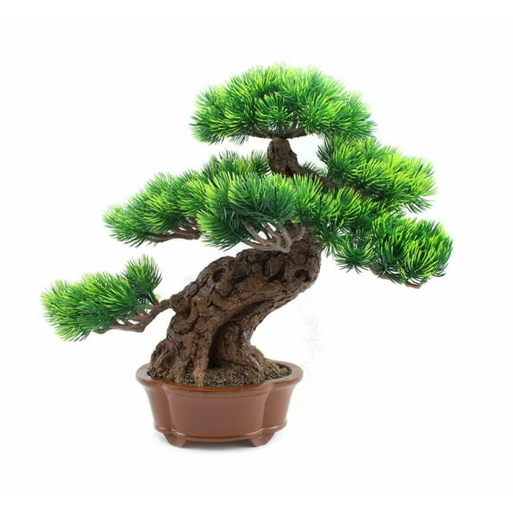 LS02548 Japanese Bonsai Pine Tree Artificial Faux Potted Plants House Plants Decorates