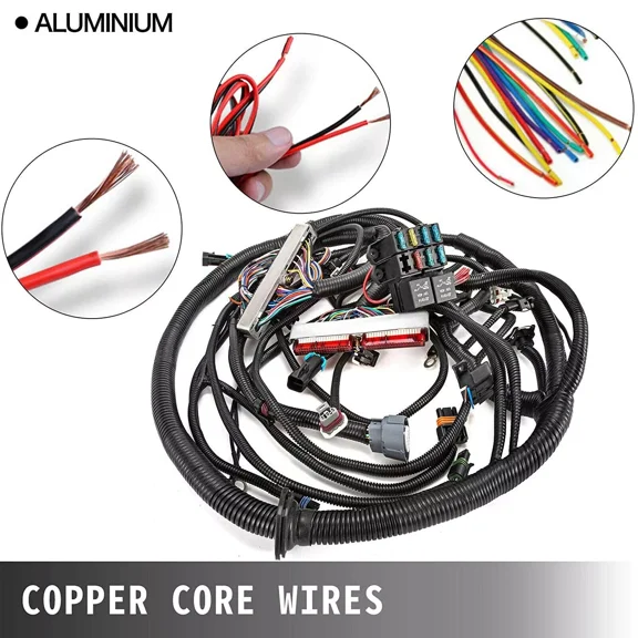 LS1 4L60E Stand Alone Harness Fit For LS SWAP 4.8 5.3 6.0 97-06 Drive by Cable