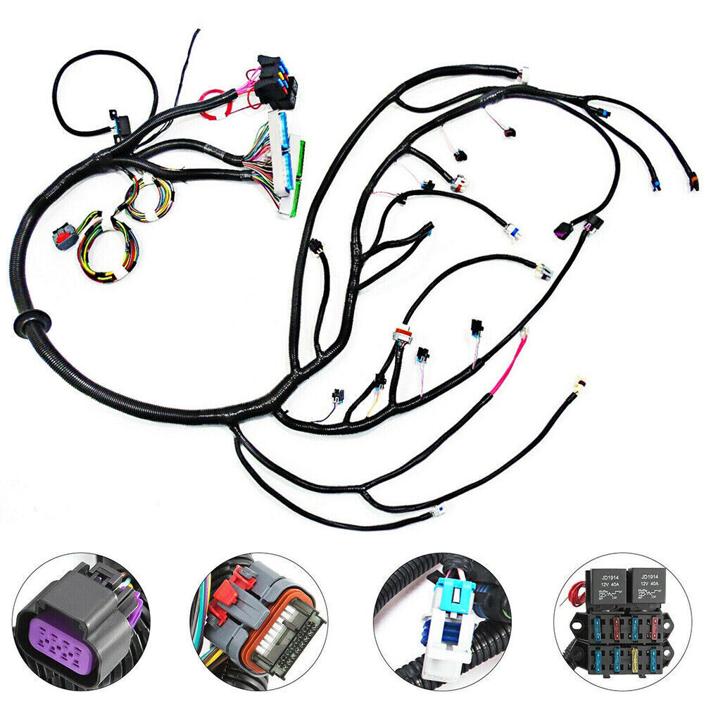 Stand Alone Wiring Harness For LS Swap 4.8 5.3 6.0 – Drive By Cable (DBC) 97-06 W/ 4L60E