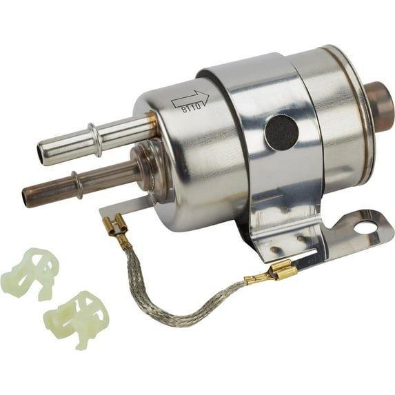 Speedway Motors LS1 Fuel Filter and Fuel Pressure Regulator 2-in-1 Inline Assembly 58 PSI Fixed Regulator 5 Micron Filter for LSx Engine Swap Universal Fit