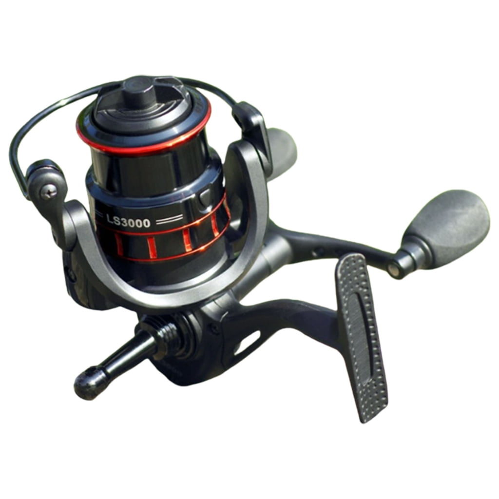LS1000-LS3000 Metal Spool Fishing Reel 5.0:1 Gear Ratio Fishing Reel for Freshwater Saltwater 12+1 Bearing