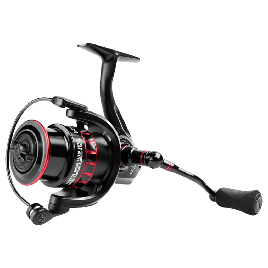 LS1000-LS3000 Metal Spool Fishing Reel 5.0:1 Gear Ratio Fishing Reel for Freshwater Saltwater 12+1 Bearing