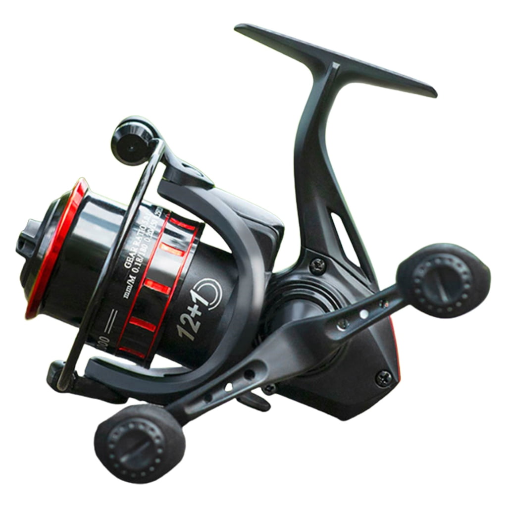 LS1000-LS3000 Metal Spool Fishing Reel 5.0:1 Gear Ratio Fishing Reel for Freshwater Saltwater 12+1 Bearing