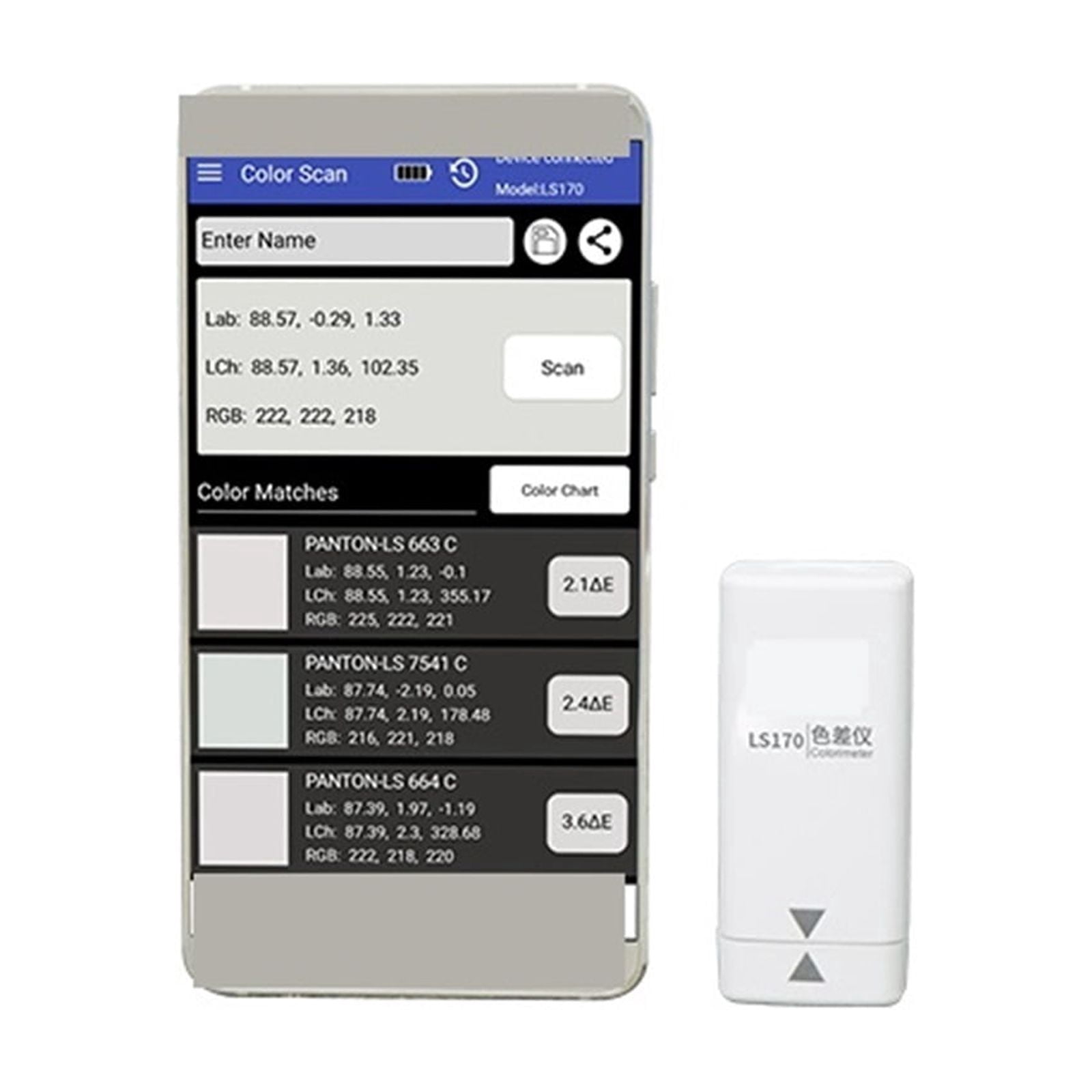 LS170 45/0 Handheld Portable Colorimeter For Ordinary Printing Surface ...