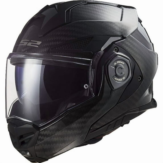 LS2 Advant X Carbon Adult Street Motorcycle Helmet - Matte Carbon / Medium