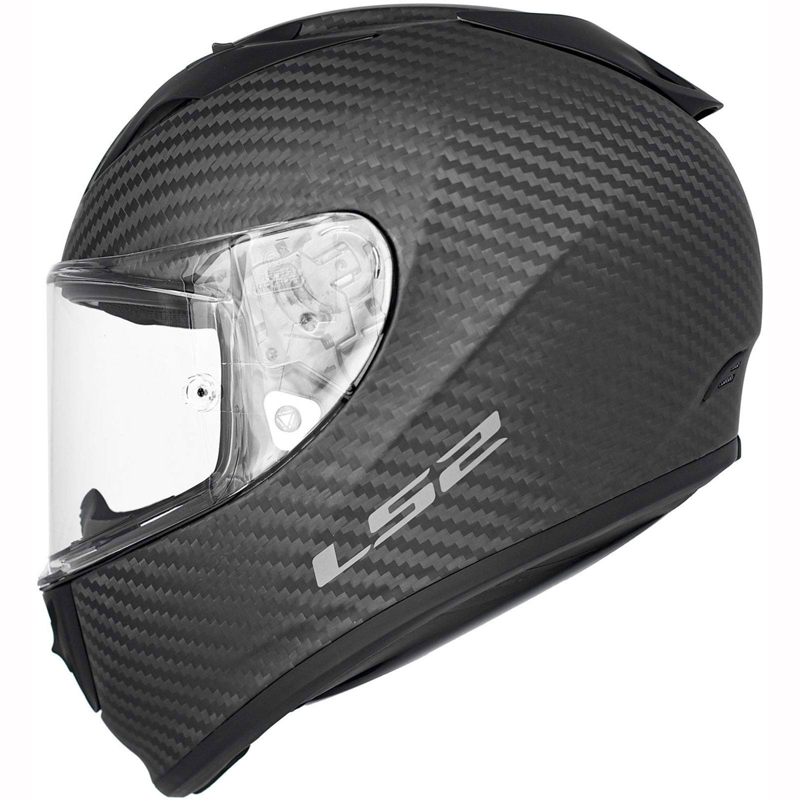 CASCO MOTO LS2 INTEGRAL FF327 CHALLENGER C SOLID CARBON M