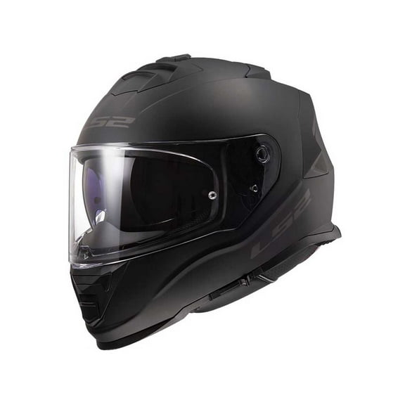 LS2 Helmets Assault Solid Full Face Motorcycle Helmet - Matte Black (M)