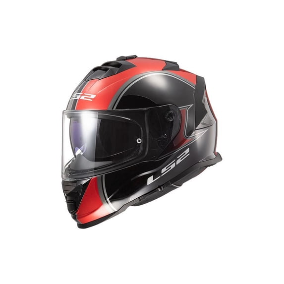 LS2 Assault Paragon Full Face Motorcycle Helmet Metallic Red/Black size ...