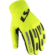 LS2 Bend Mens Touring Gloves, Hi-Visibility Yellow/Grey