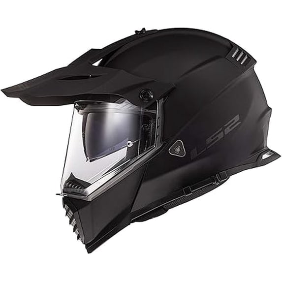 LS2 Blaze Solid Dual Sport Helmet Matte Black XS