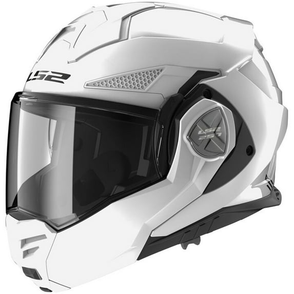 LS2 Advant X Adult Street Motorcycle Helmet - Gloss White / 2X-Large