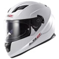 thumbnail image 1 of LS2 Helmets Stream Solid Full Face Shield Motorcycle Helmet - Gloss White (XL), 1 of 2
