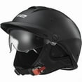 thumbnail image 1 of LS2 Rebellion Half Helmet - Matte Black, All Sizes, 1 of 2