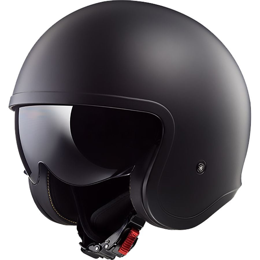 LS2 Helmets Spitfire Skull Rider Graphic Motorcycle Helmet Open