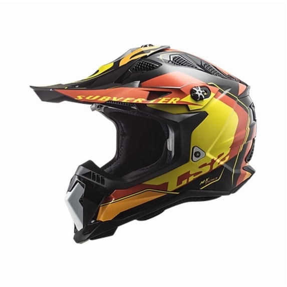 LS2 Subverter Evo Arched Black White Helmet size X-Large