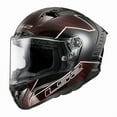thumbnail image 1 of LS2 Thunder C Lightning Red Black Helmet size Large, 1 of 2