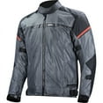 thumbnail image 1 of LS2 USA Men's Riva Breathable Mesh Motorcycle Touring Jacket - Gray/Black (4XL), 1 of 3