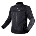 thumbnail image 1 of LS2 USA Men's Riva Breathable Mesh Motorcycle Touring Jacket - Solid Black (XL), 1 of 2