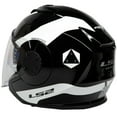 thumbnail image 1 of LS2 Verso Rave Open Face Motorcycle Helmet with SunShield - Gloss Glow, 1 of 5